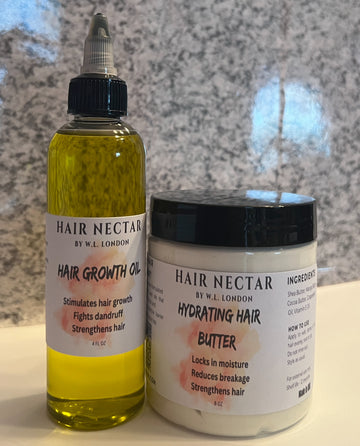 Hair Growth and Retention Bundle (4oz Growth oil & Hydration butter)