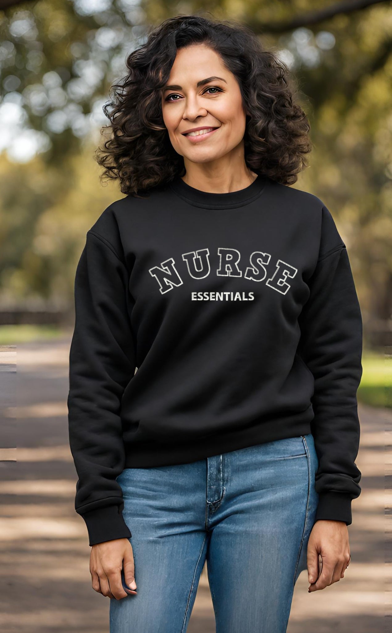 Nurse Essentials Embroidered Sweatshirt (Unisex)