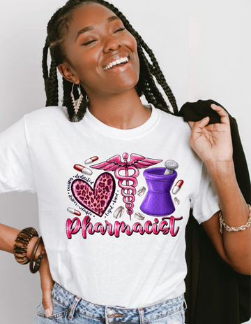 Pharmacist Dedication graphic T-shirt